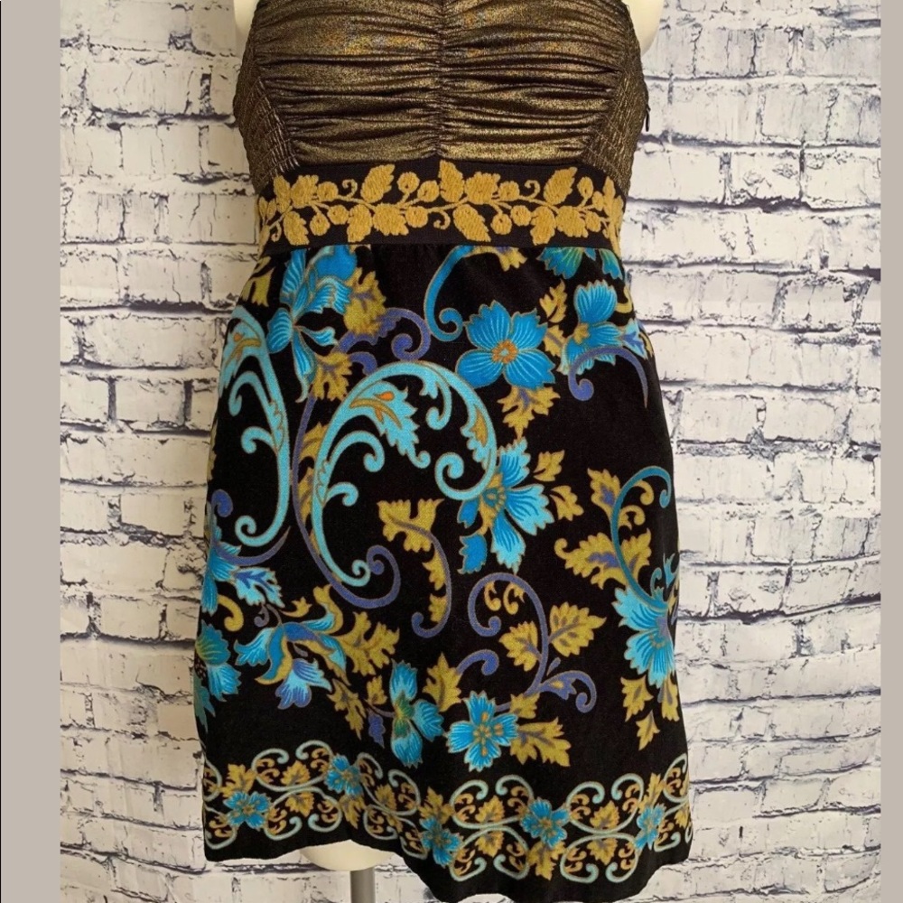 ⬇️Free People Feel Good velvet gold stretch  FINAL